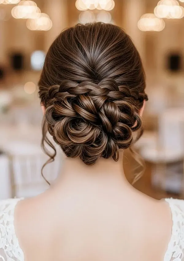 New bridal hairstyles tied up 13