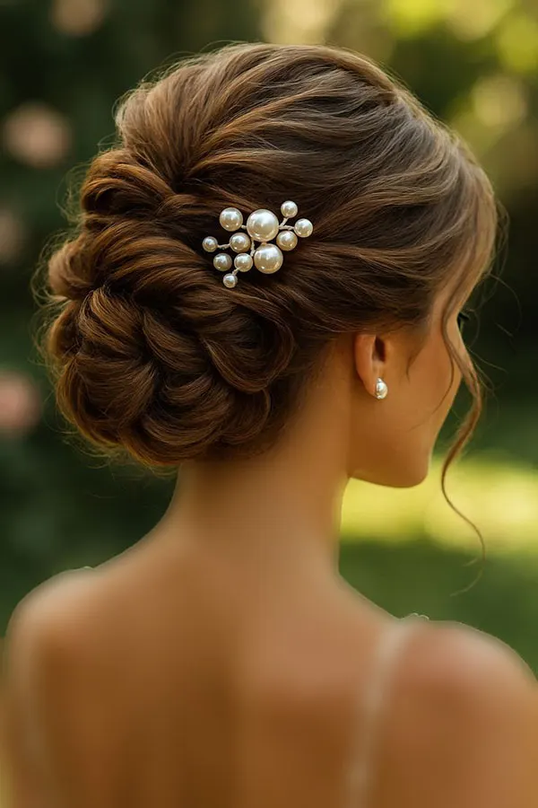 New bridal hairstyles tied up 2