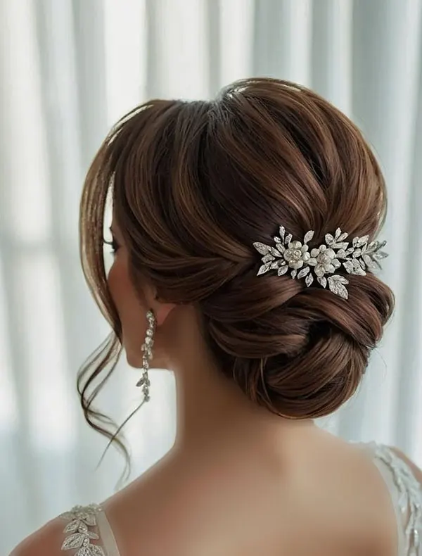 New bridal hairstyles tied up 20