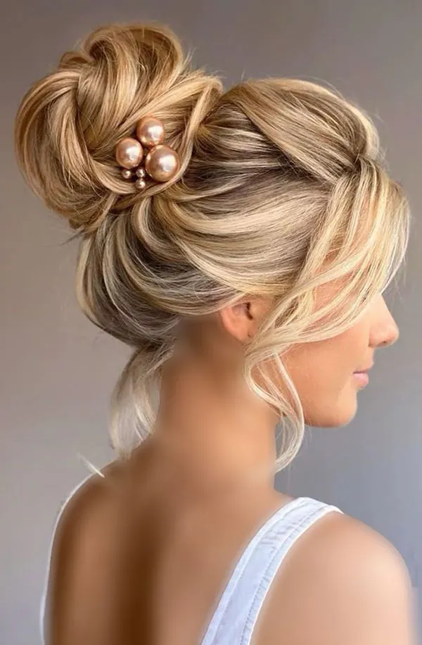 New bridal hairstyles tied up 4
