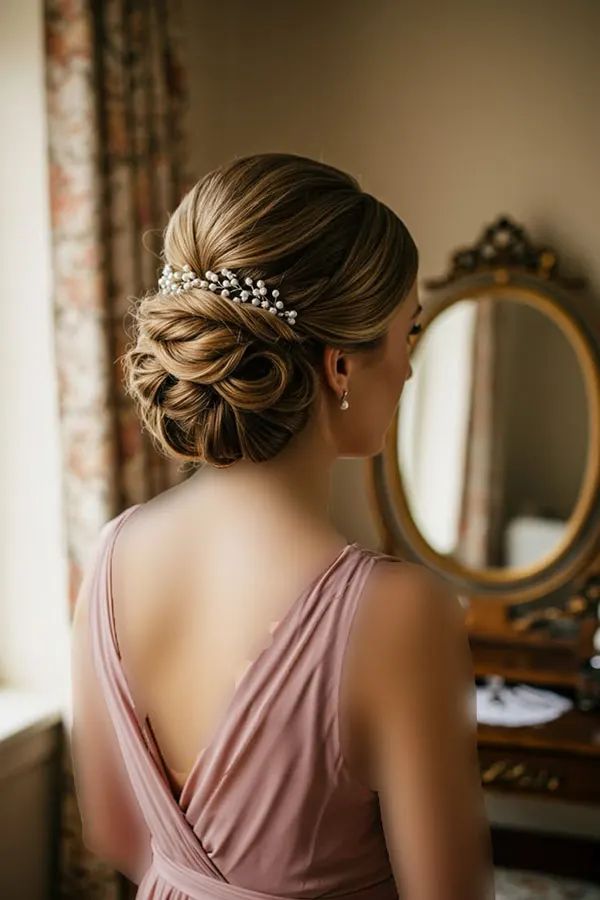 New bridal hairstyles tied up 5