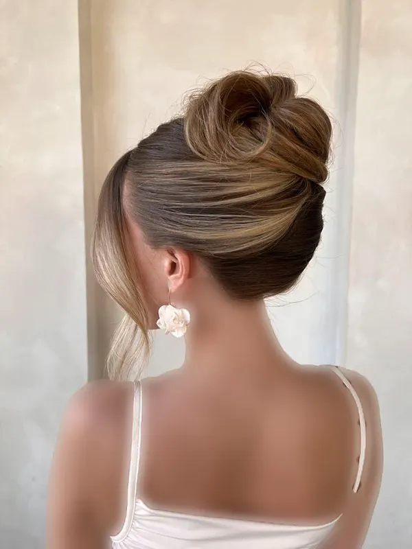 New bridal hairstyles tied up 7