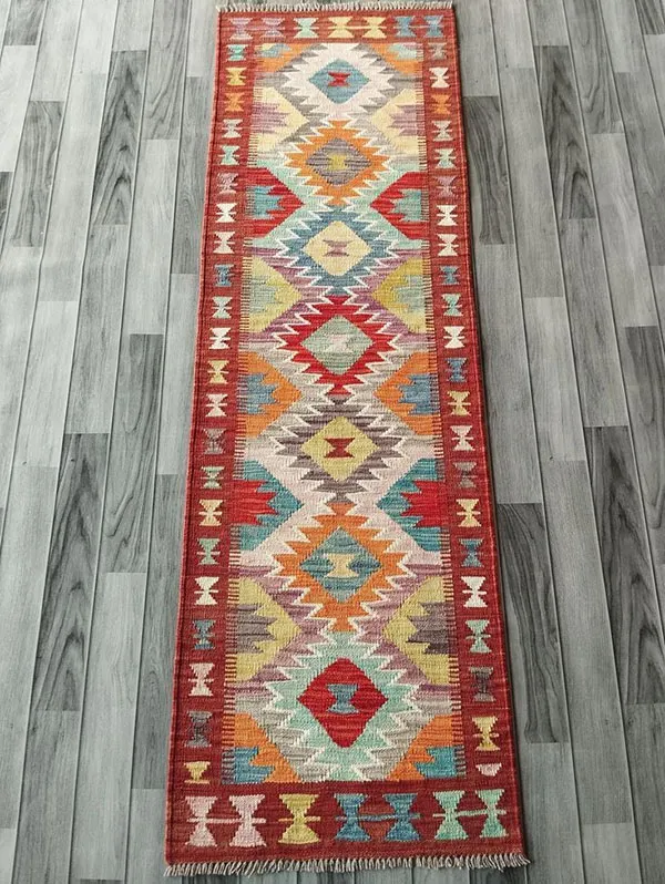 32 نمونه گلیم فرش آشپزخانه جدید؛ رنگها و طرحهایی که الان همه میپسندن! 20 New kitchen rug 13