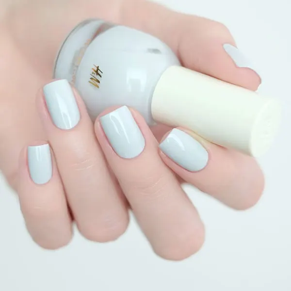Nude colored nails 30