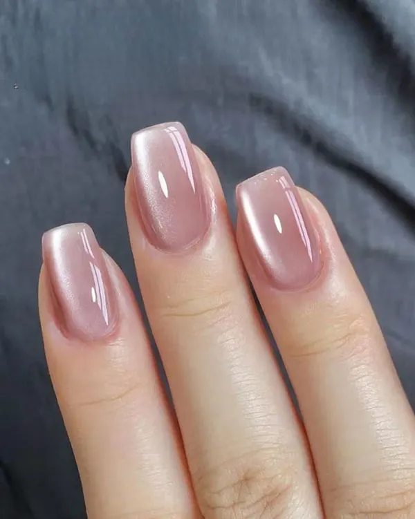 Nude colored nails 7