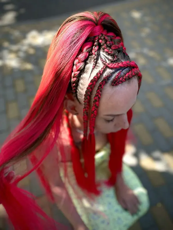 30 مدل بافت مو قرمز دخترانه | یه انتخاب ساده که ساده نیست! 17 Red hair texture 12