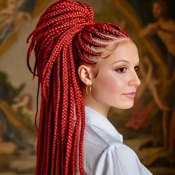 30 مدل بافت مو قرمز دخترانه | یه انتخاب ساده که ساده نیست! 18 Red hair texture 16