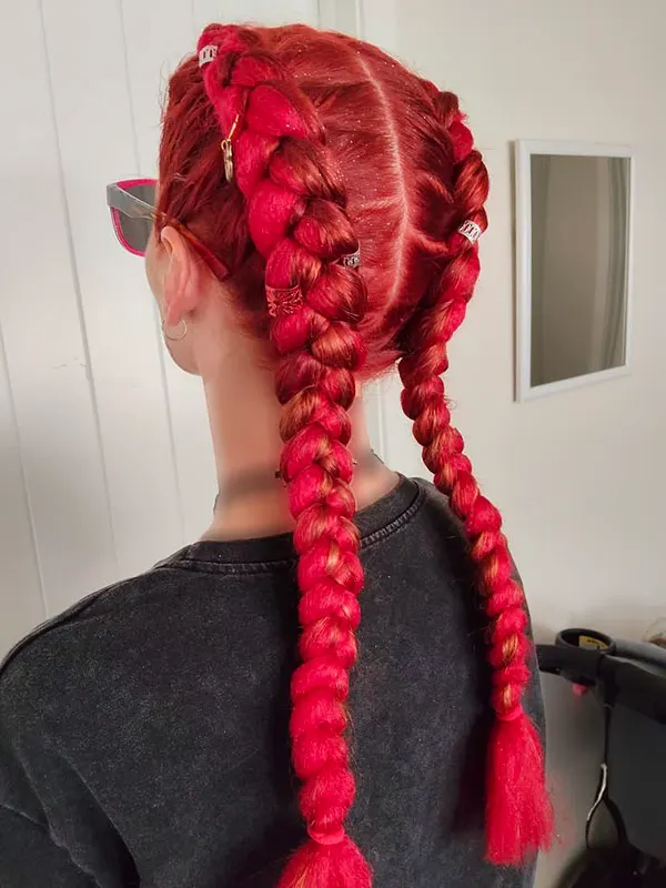 30 مدل بافت مو قرمز دخترانه | یه انتخاب ساده که ساده نیست! 26 Red hair texture 21