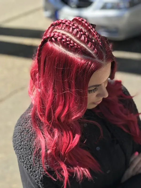 30 مدل بافت مو قرمز دخترانه | یه انتخاب ساده که ساده نیست! 25 Red hair texture 22