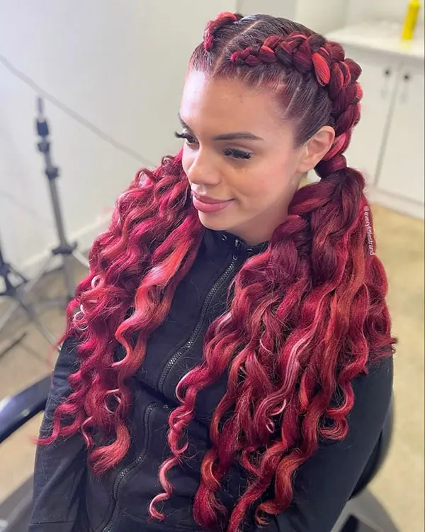 30 مدل بافت مو قرمز دخترانه | یه انتخاب ساده که ساده نیست! 31 Red hair texture 26