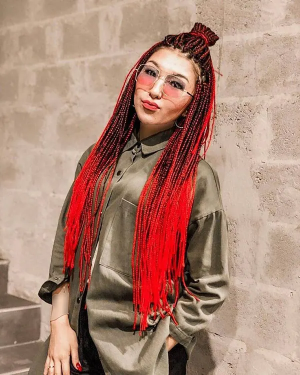30 مدل بافت مو قرمز دخترانه | یه انتخاب ساده که ساده نیست! 13 Red hair texture 8