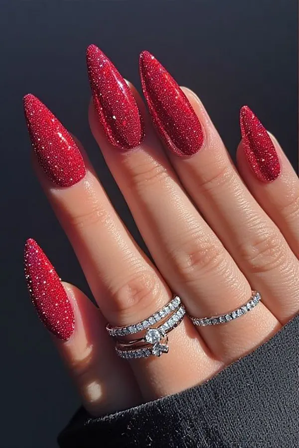 Red nail polish 13