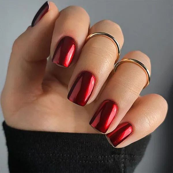 Red nail polish 18