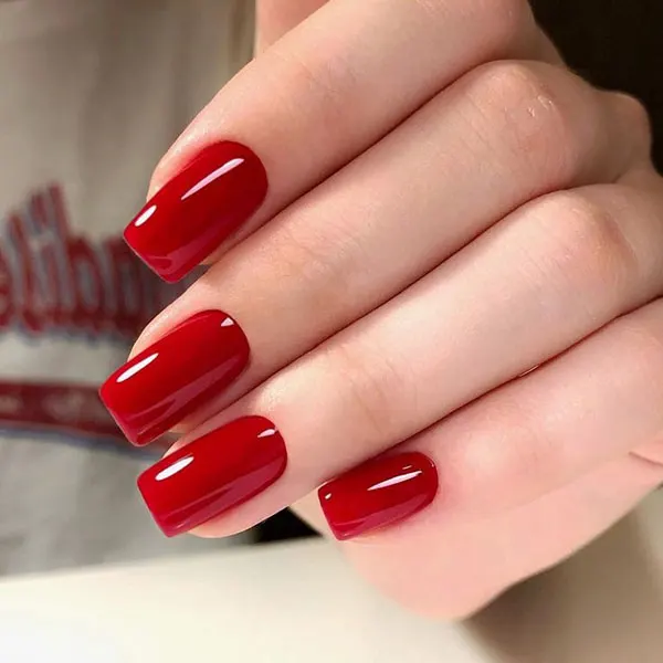 Red nail polish 19