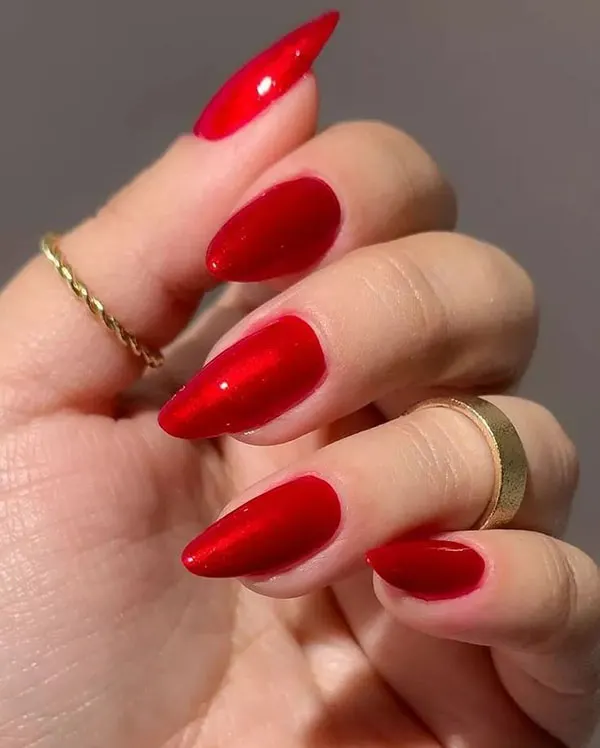 Red nail polish 22