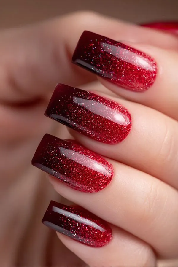Red nail polish 24