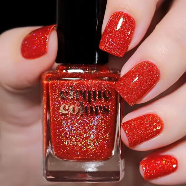 Red nail polish 27