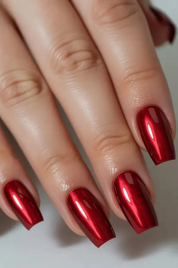 Red nail polish 29
