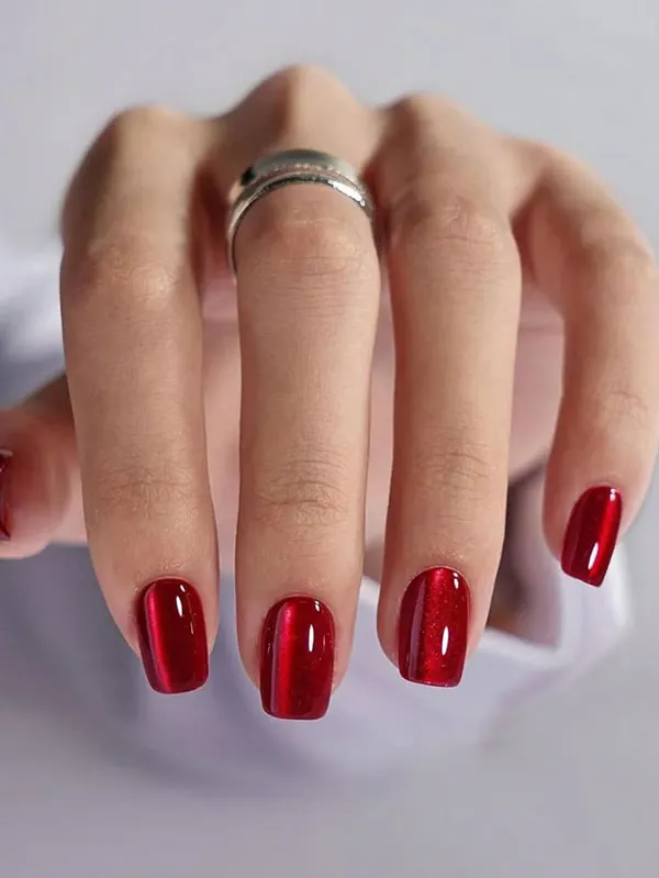 Red nail polish 31