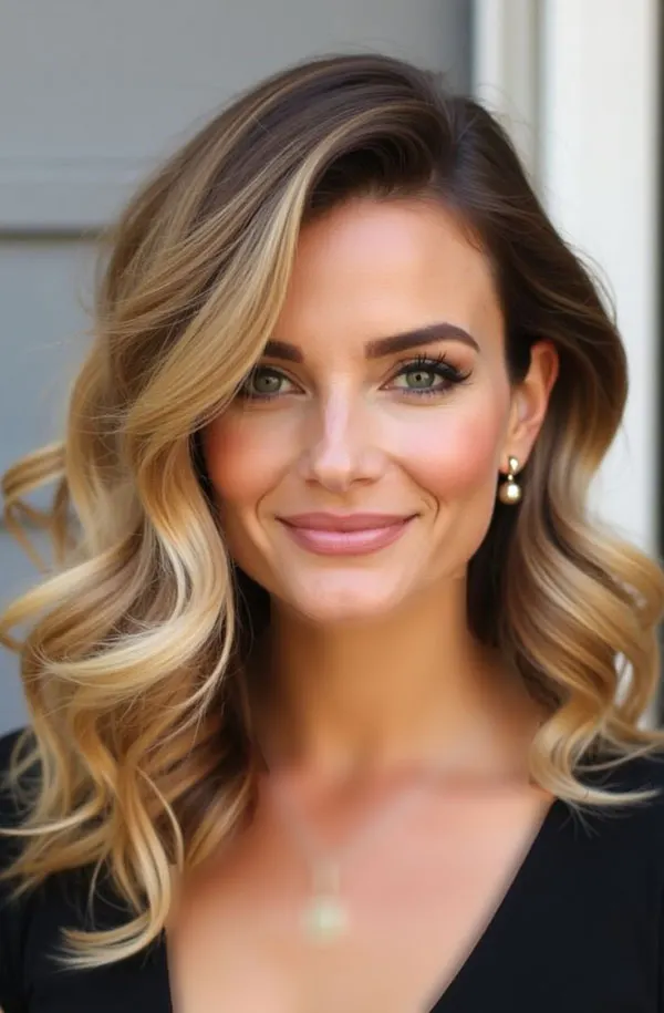 Side part hairstyle 17