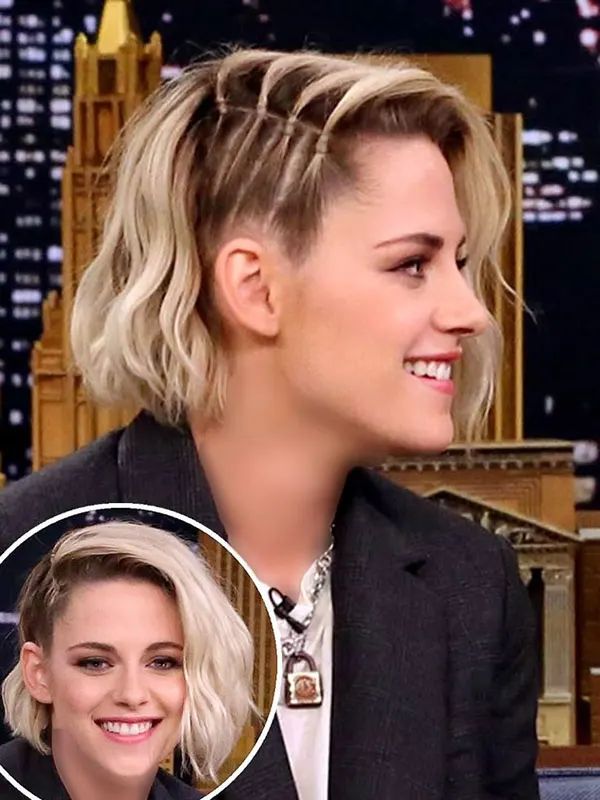Side part hairstyle 22