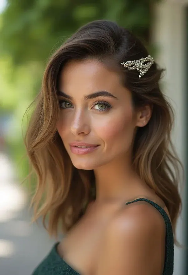 Side part hairstyle 31