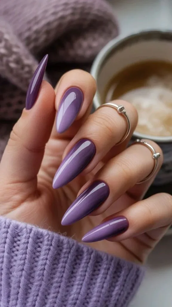 Simple girls nail design 19