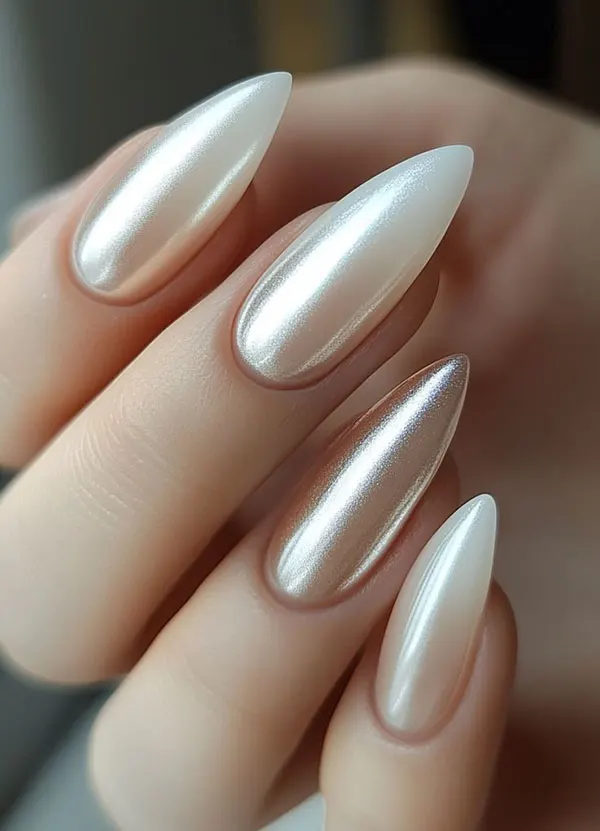 Simple girls nail design 21