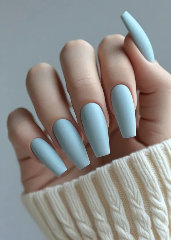 Simple girls nail design 22