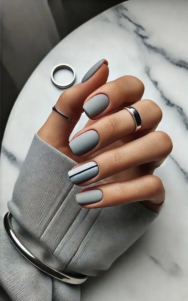 Simple girls nail design 26