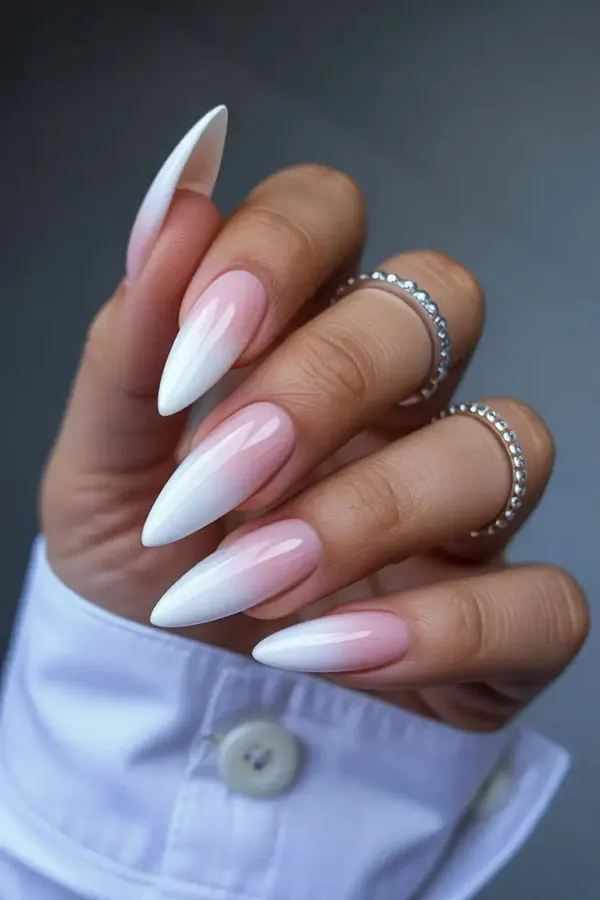 Simple girls nail design 5