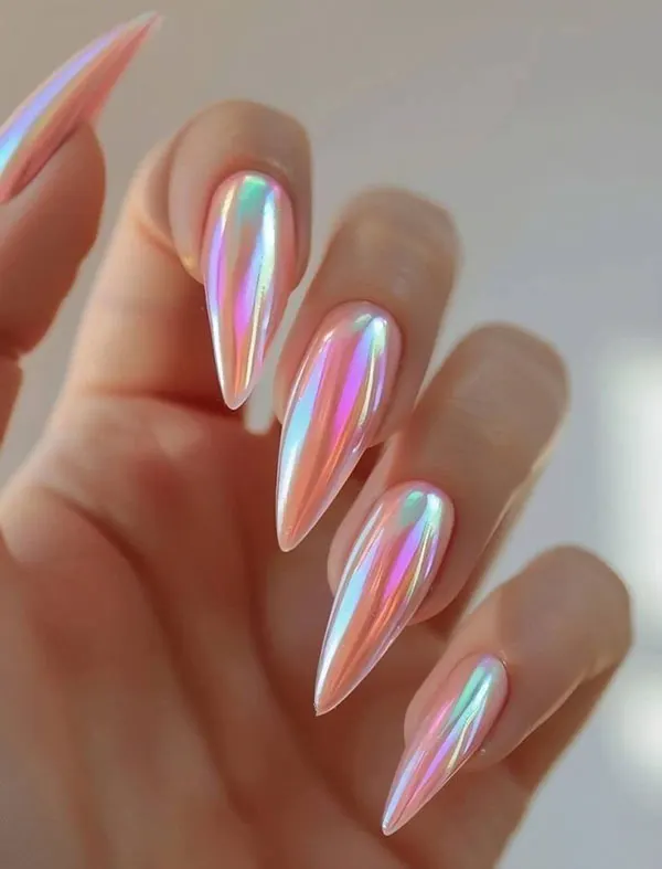 Simple girls nail design 7