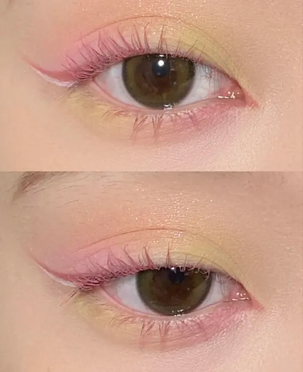مدل سایه چشم صورتی ساده 2026؛ استایلی دخترانه که این روزها وایرال شده! 4 Simple pink eyeshadow model 3