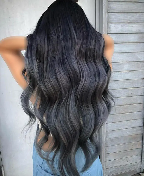 34 ایده رنگ مو دودی بدون دکلره؛ خنک و شیک، بدون ریسک سوختن مو! 17 Smoky hair color without bleach 13