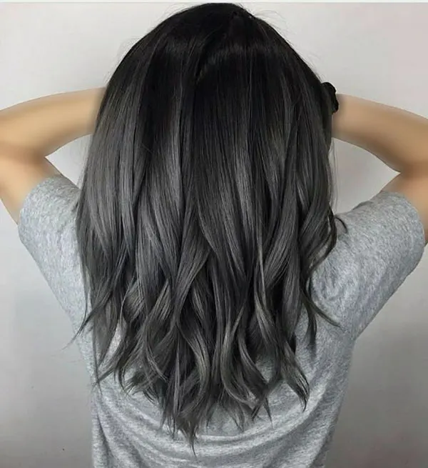 34 ایده رنگ مو دودی بدون دکلره؛ خنک و شیک، بدون ریسک سوختن مو! 4 Smoky hair color without bleach 2