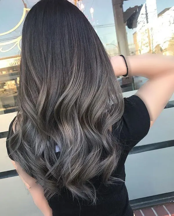 34 ایده رنگ مو دودی بدون دکلره؛ خنک و شیک، بدون ریسک سوختن مو! 28 Smoky hair color without bleach 24
