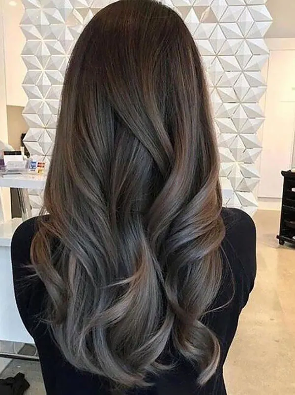 34 ایده رنگ مو دودی بدون دکلره؛ خنک و شیک، بدون ریسک سوختن مو! 6 Smoky hair color without bleach 4