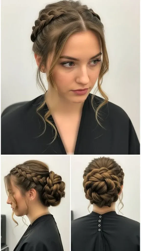 Some stylish and classy girls hair weaves for weddings 3