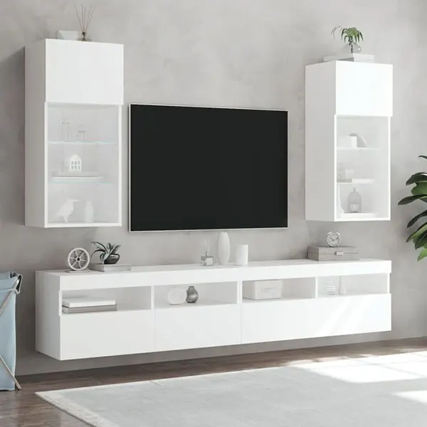 دکوراسیون تلویزیون دیواری 2026؛ جزئی کوچیک که خونه رو بزرگتر نشون میده! 19 TV decoration 18