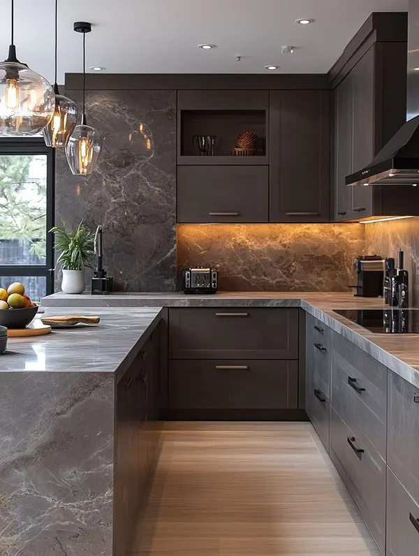 جدیدترین کابینت آشپزخانه مدرن 2026 | فراتر از یک ترند! 17 The latest modern kitchen cabinet 13