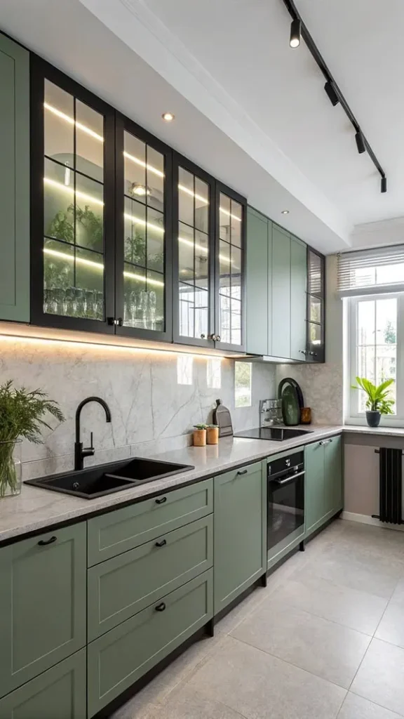 جدیدترین کابینت آشپزخانه مدرن 2026 | فراتر از یک ترند! 28 The latest modern kitchen cabinet 24