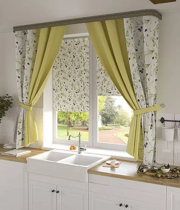Types of kitchen curtains 2