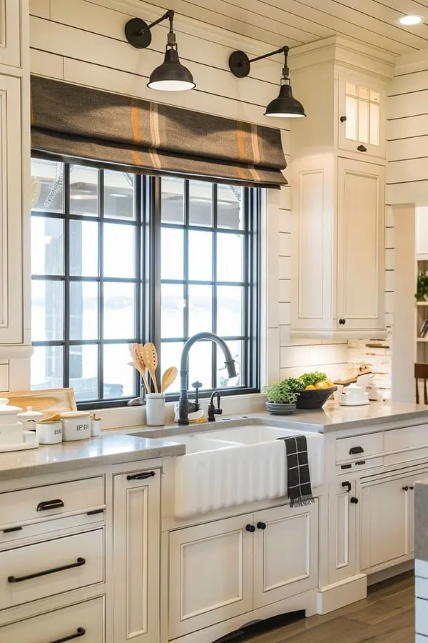 Types of kitchen curtains 26