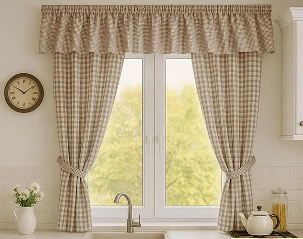 Types of kitchen curtains 28