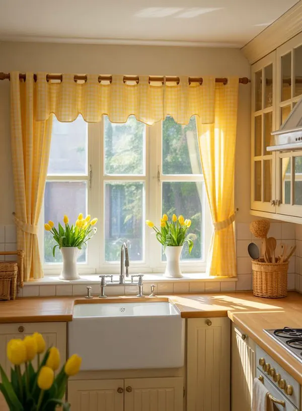 Types of kitchen curtains 5