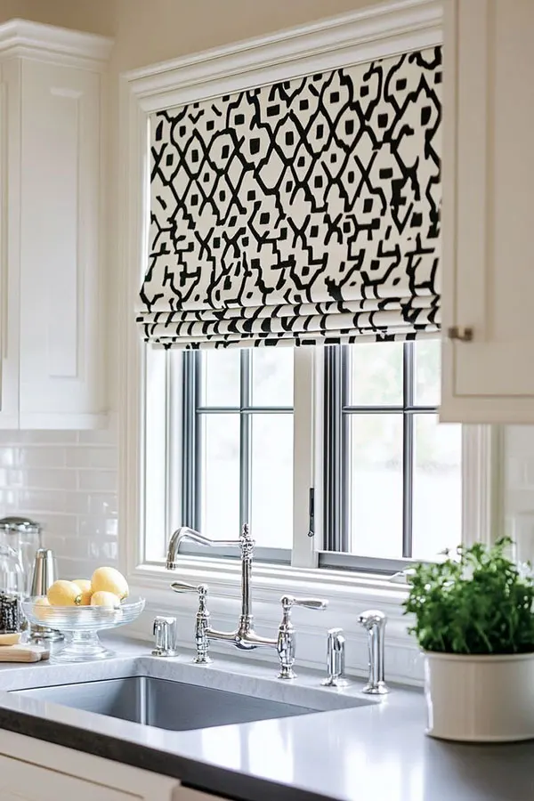 Types of kitchen curtains 6