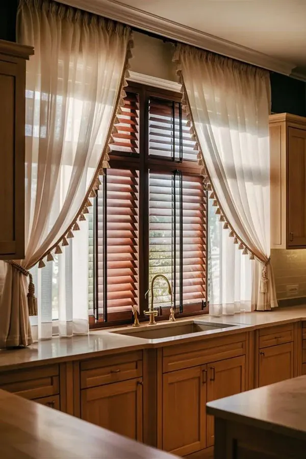 Types of kitchen curtains 7