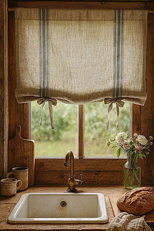 Types of kitchen curtains 8