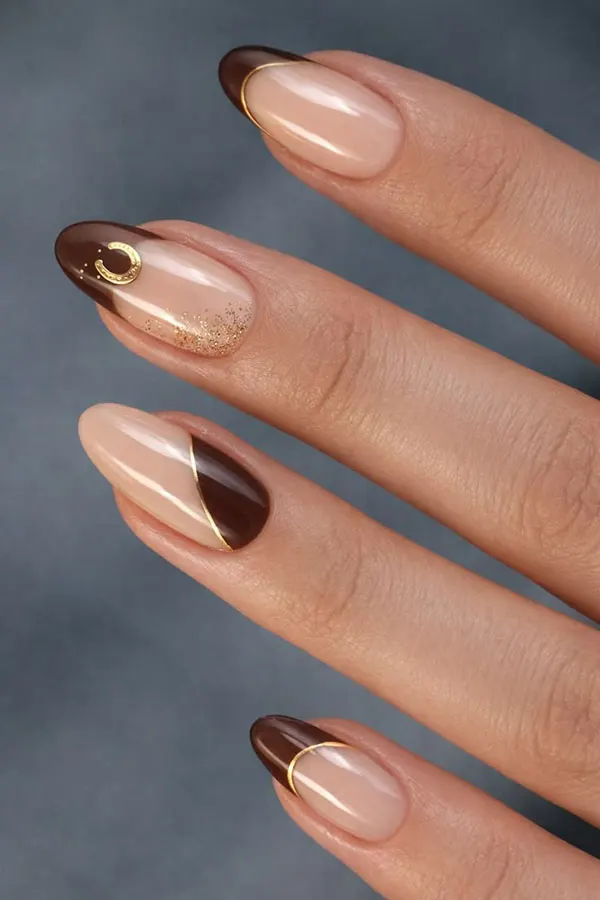 brown nails 1