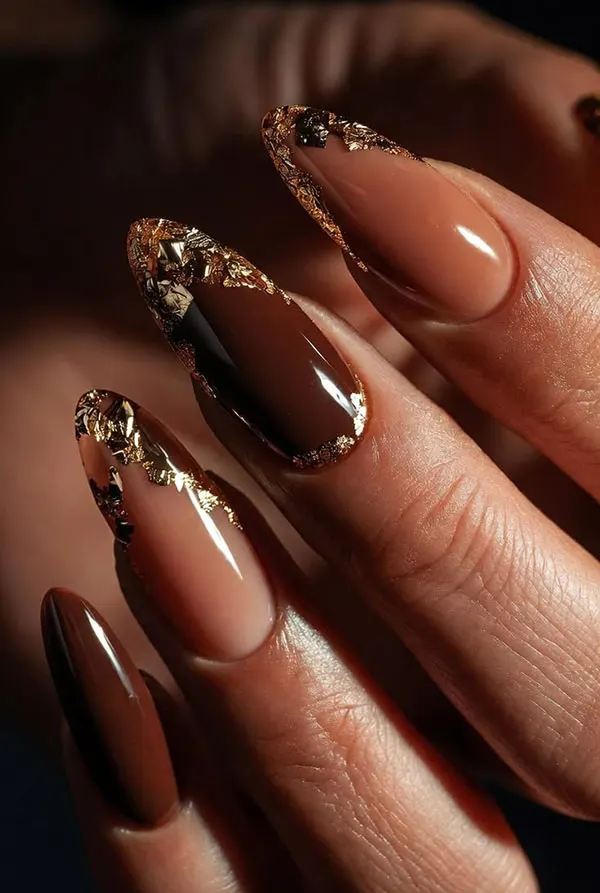 brown nails 10